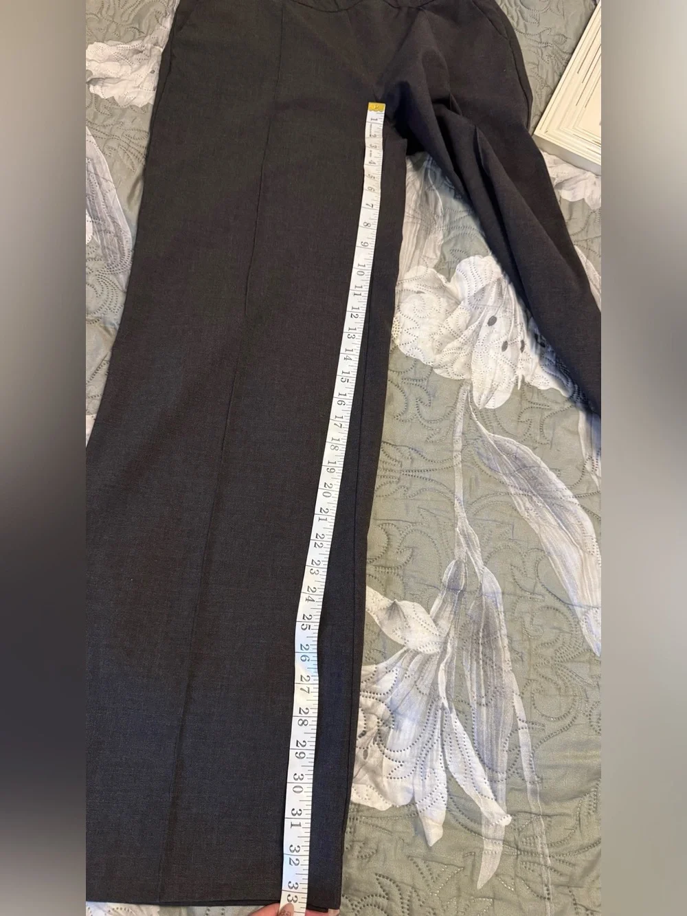 Space Style Concept Wide-Leg Dress Pants in Charcoal - Picture 10 of 12